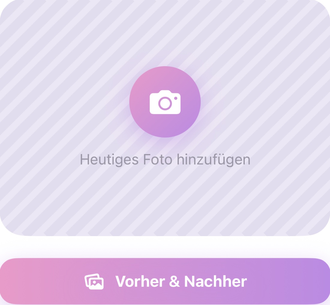 Hauttagebuch mit Tagesfoto und Vorher-Nachher-Vergleich